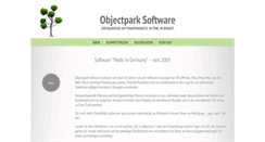Desktop Screenshot of objectpark.net